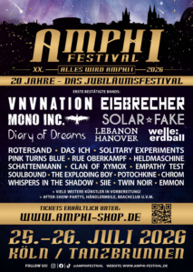 Amphi festival 2026 Official Poster