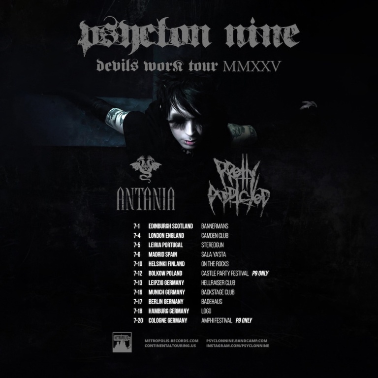 Psyclon Nine – Devil’s Work Tour MMXXV